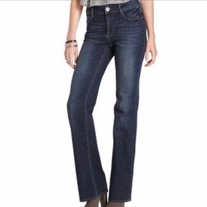 DKNY Jeans Soho Boot denim jeans in Medium Dark Wash size 6